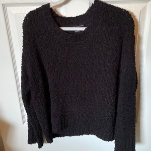 Black Fuzzy Sweater